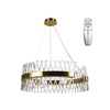 LED prigušiva luster na sajli LED/175W/230V 3000-6500K zlatni + daljinski upravljač