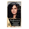 Barva za lase Loreal Preference - 1 črna (2x60ml, 54ml)