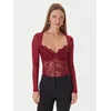 Bardot Bodi Farrah Lace 51150TB3 Bordo rdeča