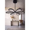 Opviq luster Noxen, LED 12 W, crni / sivi