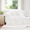Pokrivači za bacanje 6 pcs Bijelo 270 x 240 cm Runo