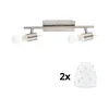 Eglo - LED spot svetiljka MY CHOICE 2xE14/4W/230V hrom/bela