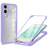 Futrola Techsuit ColorVerse + zaštitna folija za Samsung Galaxy S25 Edge – Ljubičasta KP37018