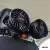 Amio avtomobilski ventilator za naslonjalo za glavo z USB 12V polnilnikom amio-03009