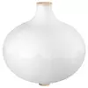 RISBYN Abažur visilice, oblik luka/bela, 57 cm