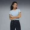 Puma Ženska majica kratkih rukava Ess Elevated Tee, Plava