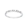 DIAMANT LETERNEL Prstan Eternity-Ring aus 375 Weißgold mit 0.10 Karat Diamant srebrna