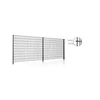 2D panelna ograda 8x6x8mm, Pocinkovana i plastificiran, 1,63x2,5 m, Antracit