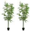 vidaXL Umetno bambusovo drevo 2 pcs Zelena 60 x 18 x 190 cm