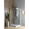 Kvadratna kabina za prho ALAIN, 900 x 900 mm, steklo BRICK - 4.00 - 24 - 90.00 - Kvadratni zasloni - Aqualine - AQUALINE RECTANGULAR SCREEN - 90.00 - Premična - 90x90 cm - 1850.00