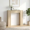 Okvir za kamin Hrast sonoma 100 x 20 x 100 cm Konstruirano drvo