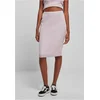 Womens ribbed lilac midi skirt