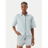 Tommy Hilfiger Jeans srajca WW0WW49573 Modra Relaxed Fit