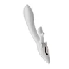 Gardj Europe Vibrator – silikonski vibrator z 10 vibracijskimi načini, bel