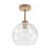 BRILAGI - LED Plafonski luster RETRO GLASS 1xE27/60W/230V prečnika 25 cm bež/prozirna