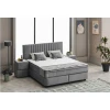 Boxspring postelja CLARA 180x200cm - siva