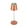 Briloner 7510013-LED RGB prigušiva stona lampa CALIDA 2,5W/5V IP44 1200mAh bronzana
