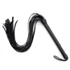 LateToBed BDSM Line 7 Rivet Flogger 70cm Black