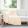 Vidaxl Odeja krema 170 x 130 cm Flis
