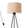Sollux SL.1853 - Stojeća lampa NEVIA 1xE27/15W/230V taupe