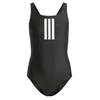 ADIDAS PERFORMANCE Športna kopalna moda 3-Stripes Swimsuit črna/bela