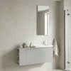HANAH HOME Kupatilski ormarić sa umivaonikom i ogledalom (2 komada) Perla 110 344