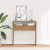 konzolni stol Artisan hrast 78x30x80 cm konstruirano drvo
