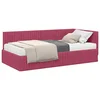 vidaXL vidaXL Kotni okvir postelje z matrico z vzglavjem 2 pcs Zelena Žamet, (5000155850)