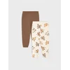 Sinsay - Loose fit pantalone sa motivom životinja - šareno