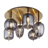 Globo 15345-6DMM - Plafonski luster BLACKY 6xE14/40W/230V mesing