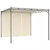 Den Vrtni paviljon s stransko zaveso 3x3x2,25m krem