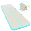 Strunjača na napuhavanje s crpkom 600 x 100 x 10 cm PVC zelena
