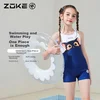 Zoke Jednodelni kupaći kostim za devojčice, Teget