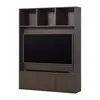 Temno rjav TV komplet iz masivnega bora 160x215x40 cm Meggy – WOOOD