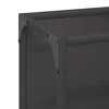 Stalak za drva crni 25x25x80 cm Hladno valjani čelik