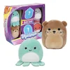 Squishmallow Plišana igračka morska stvorenja, 5 cm, set 6 komada