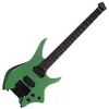 HILS Guitars HN5 NEXT Metallic Emerald Green Kitara headless