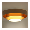Duolla - LED Stropna svetilka LUNETA LED/26W/230V pr. 60 cm 4000K bež/zlata