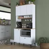 Hanah Home višenamenski ormarić JE202, 90,2 cm, orah / beli