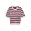 VERO MODA Pulover VMBIRCH roza/burgund