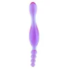 Seven Creations Dvojni analno-vaginalni gel dildo EX Smoothy Prober