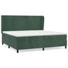 vidaXL vidaXL Box spring postelja z vzmetnico temno zelena 200x200 cm žamet, (20901823)