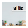 WALLXPERT Graničnik za knjige Kitap tutucu 10 Black