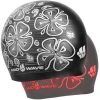 Mad wave reverse flora swim cap black/red