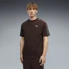 PUMA Essentials Elevated Tape Relaxed Tee Men, Men, Chocolate Fondue, M