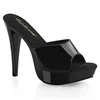 Pleaser Cocktail-501 Blk/Blk 36