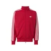 ADIDAS ORIGINALS Prehodna jakna Firebird Drop Needle rdeča / bela