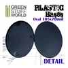 Plastic Oval Base 105x70mm - PACKx4