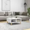 Stolić za kavu bijeli 60 x 60 x 30 cm od iverice