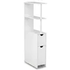 Northix Ozka kopalniška omarica MDF 45x20x114 cm s predalom